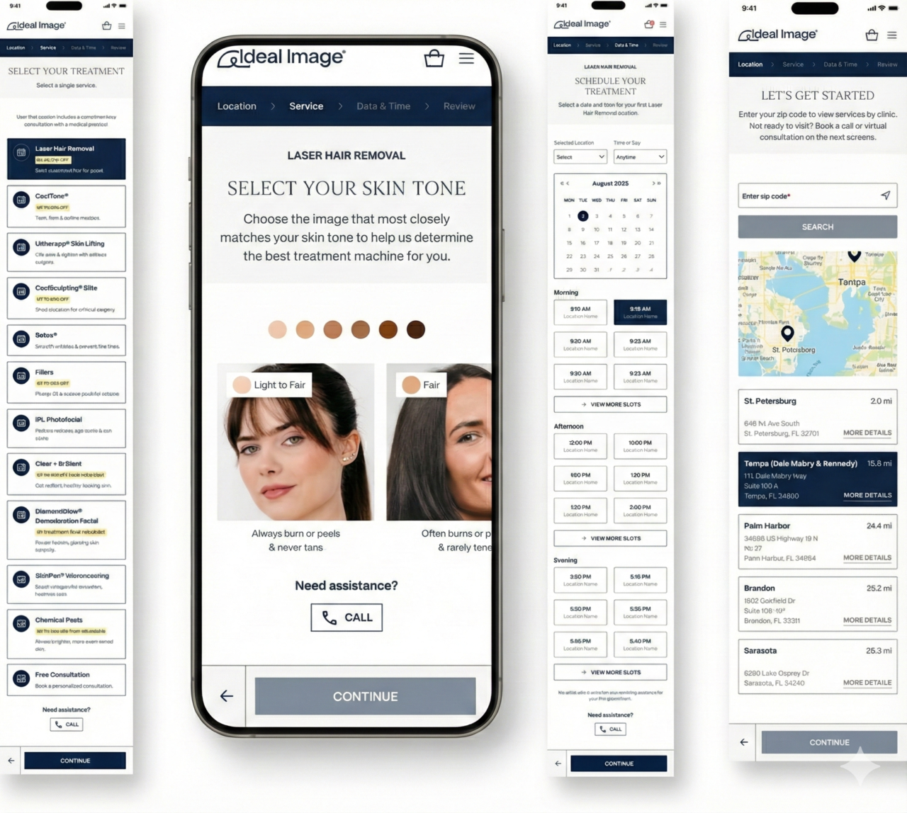 Self-Schedule Appointment Flow